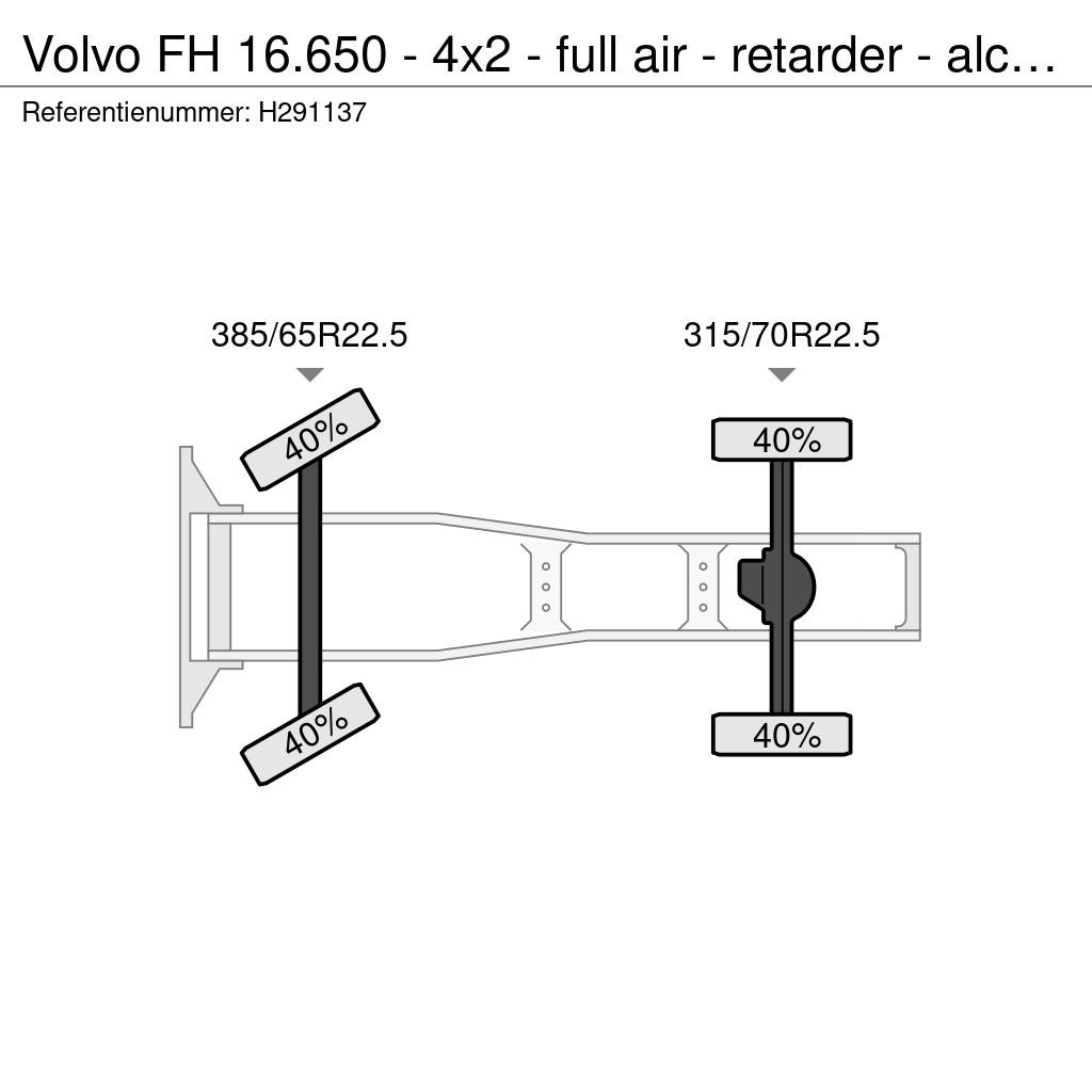 Volvo FH 16.650 - 4x2 - full air - retarder - alcoa - I Trekkers