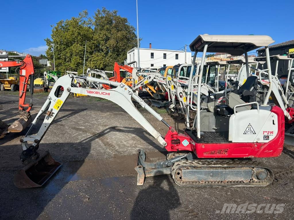 Takeuchi TB 216 Mini bagri <7t