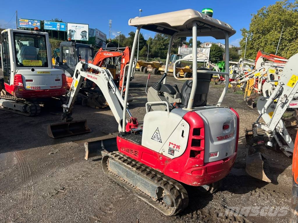 Takeuchi TB 216 Mini bagri <7t