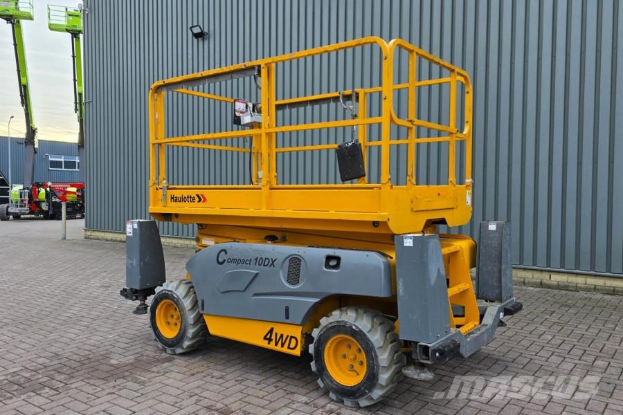 Haulotte COMPACT 10DX Diesel, 4x4 Drive, 10.2m Working Heig Škarjaste dvižne ploščadi