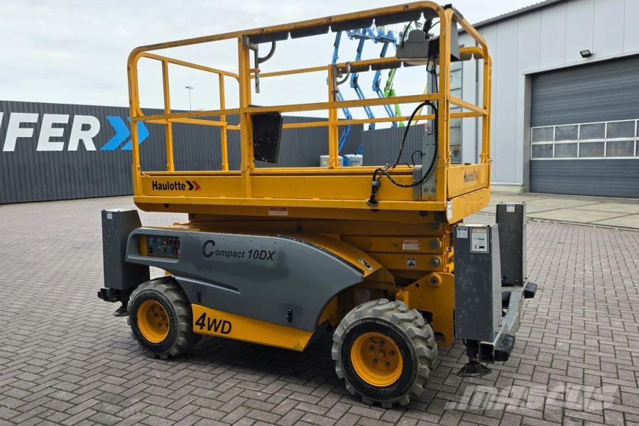 Haulotte COMPACT 10DX Diesel, 4x4 Drive, 10.2m Working Heig Škarjaste dvižne ploščadi