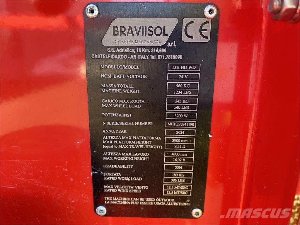 Bravi Leonardo HD Ανυψωτήρες με κατακόρυφους πυλώνες