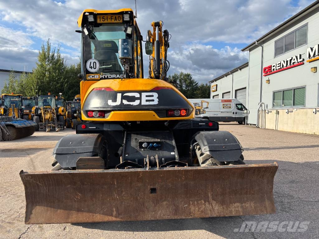 JCB 110 W Hydradig / Engcon / Pyöräohjaus / Rasvari / Excavadoras de ruedas