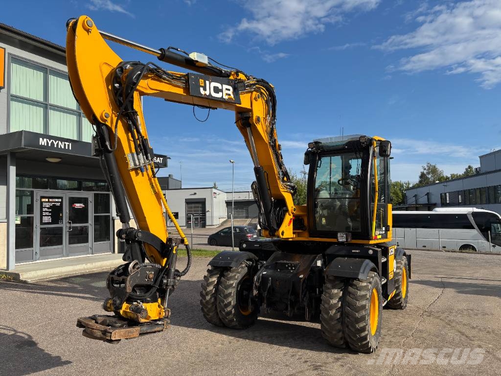 JCB 110 W Hydradig / Engcon / Pyöräohjaus / Rasvari / Excavadoras de ruedas