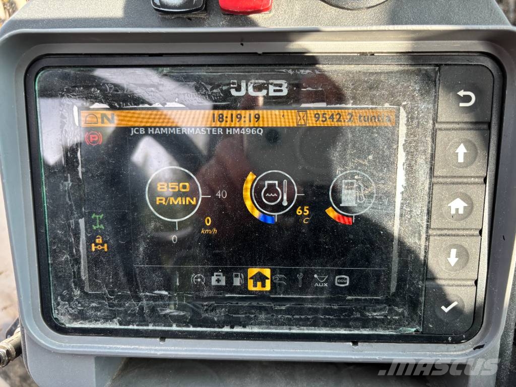 JCB 110 W Hydradig / Engcon / Pyöräohjaus / Rasvari / Excavadoras de ruedas