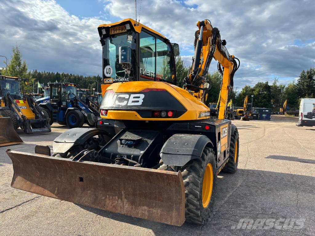 JCB 110 W Hydradig / Engcon / Pyöräohjaus / Rasvari / Excavadoras de ruedas