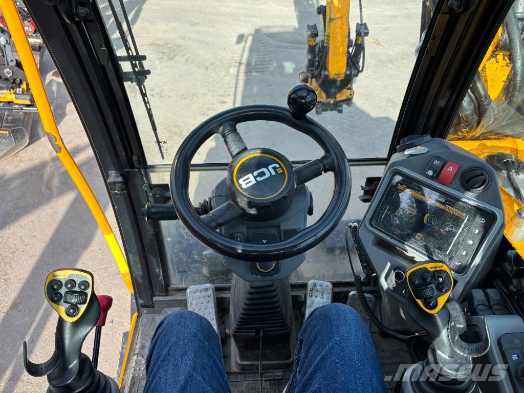 JCB 110 W Hydradig / Engcon / Pyöräohjaus / Rasvari / Excavadoras de ruedas