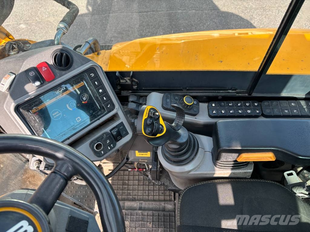 JCB 110 W Hydradig / Engcon / Pyöräohjaus / Rasvari / Excavadoras de ruedas