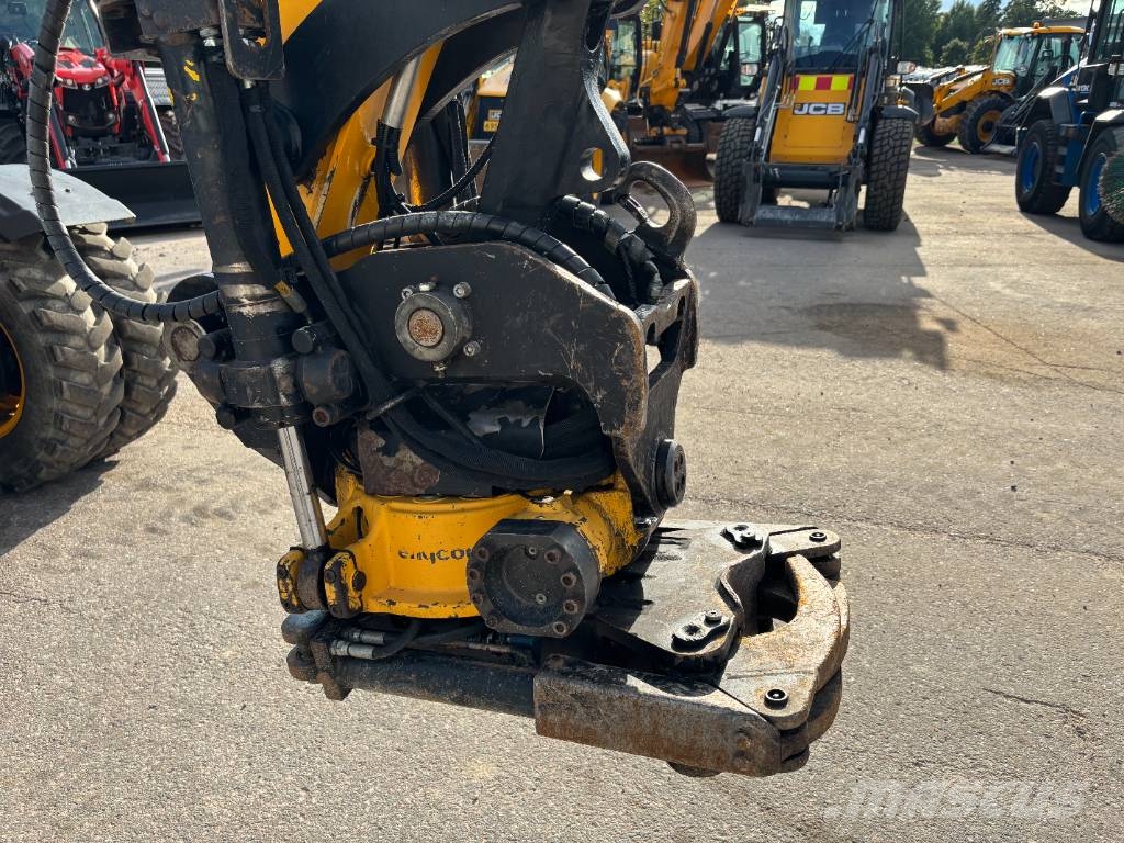 JCB 110 W Hydradig / Engcon / Pyöräohjaus / Rasvari / Excavadoras de ruedas
