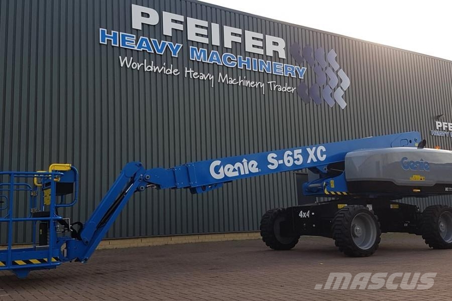 Genie S65XC Valid inspection, *Guarantee! Diesel, 4x4 Dr Teleskopik personel platformları
