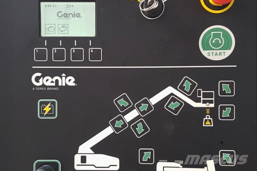 Genie S65XC Valid inspection, *Guarantee! Diesel, 4x4 Dr Teleskopik personel platformları