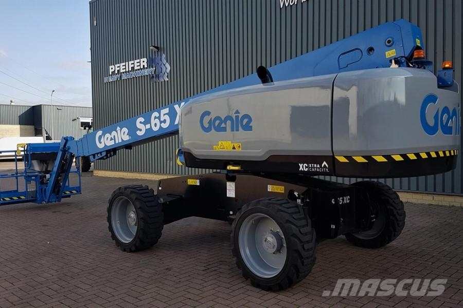 Genie S65XC Valid inspection, *Guarantee! Diesel, 4x4 Dr Teleskopik personel platformları