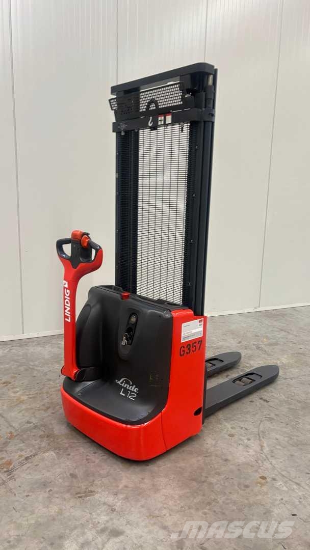 Linde L12 Παλετοφόρα πεζού χειριστή με ιστό