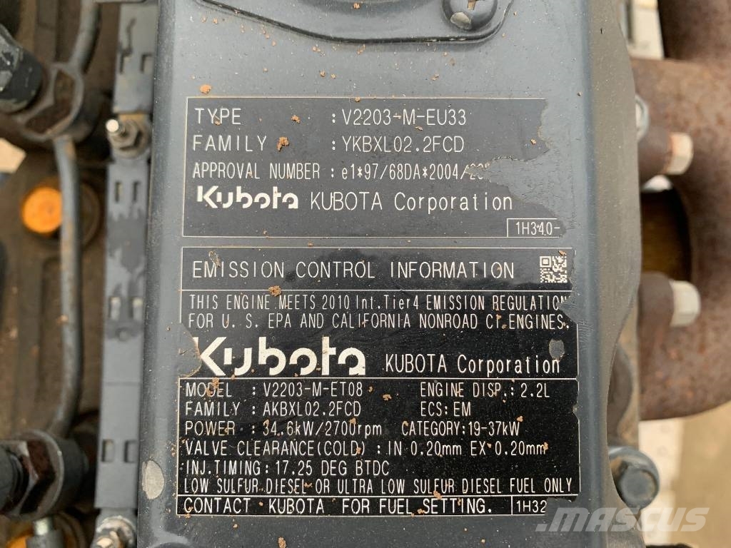 Kubota V 2203 ENGINE Motori za građevinarstvo