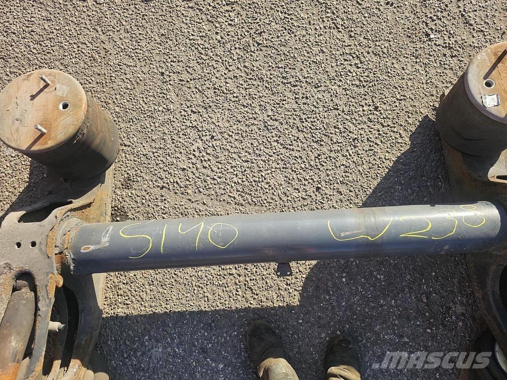 SAF B19-19K / SBK1937-11S/TRAILER AXLE /SINGLE TIRES/ Osovine