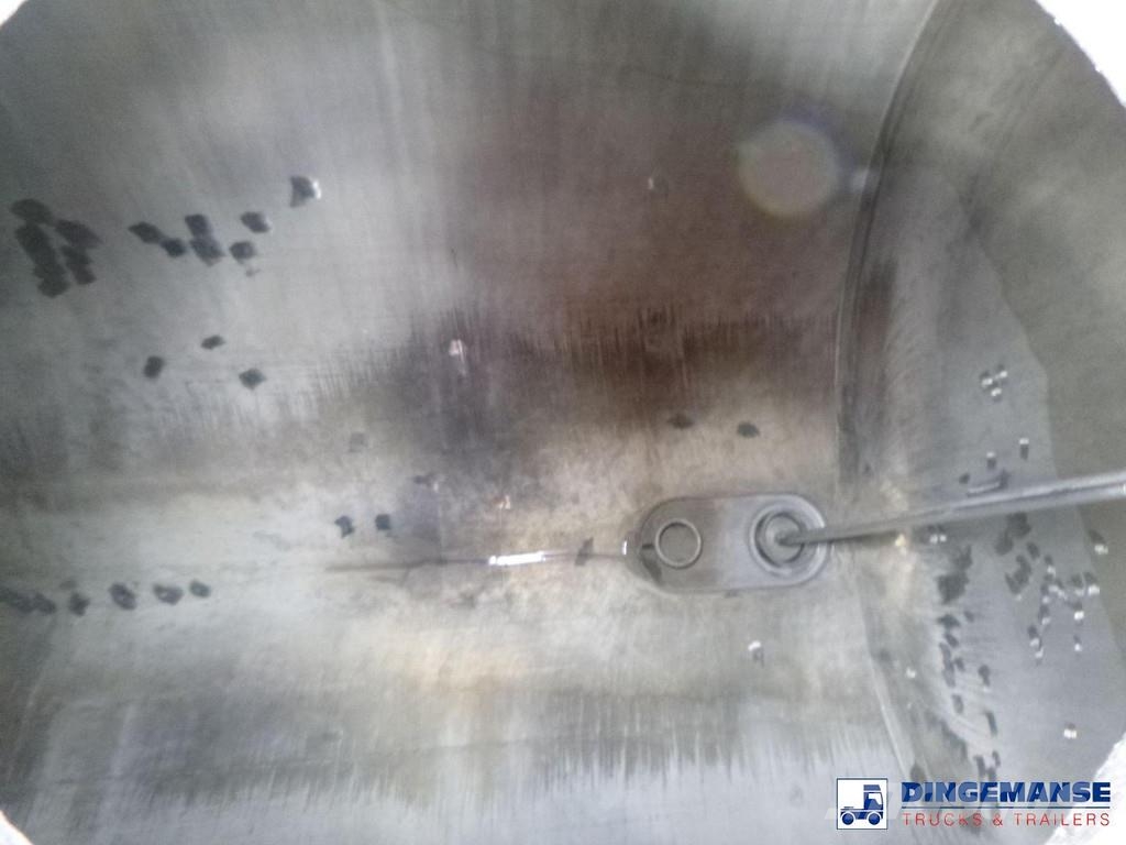 Magyar Chemical tank inox L4BH 30 m3 / 1 comp Remorque citerne