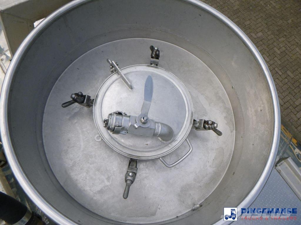 Magyar Chemical tank inox L4BH 30 m3 / 1 comp Remorque citerne