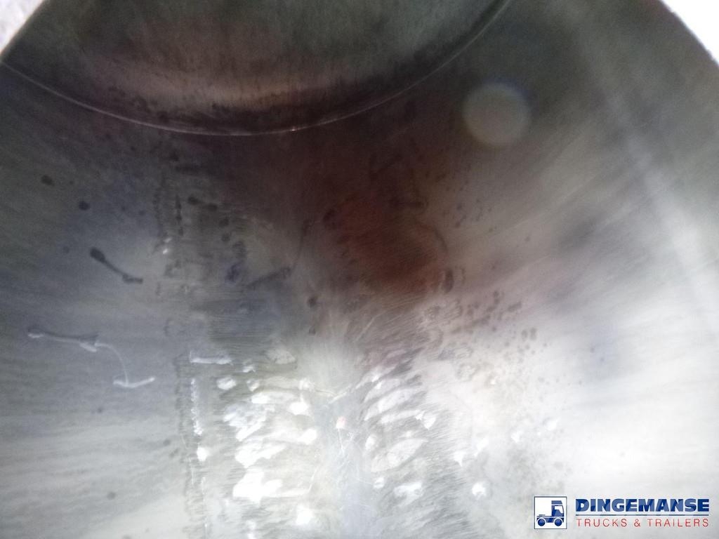 Magyar Chemical tank inox L4BH 30 m3 / 1 comp Remorque citerne