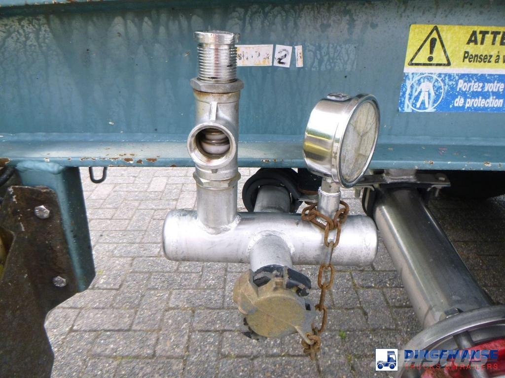 Magyar Chemical tank inox L4BH 30 m3 / 1 comp Remorque citerne