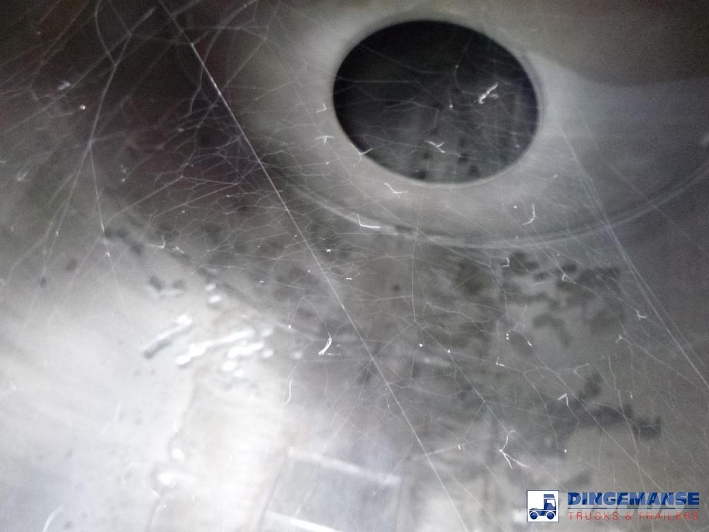 Magyar Chemical tank inox L4BH 30 m3 / 1 comp Remorque citerne