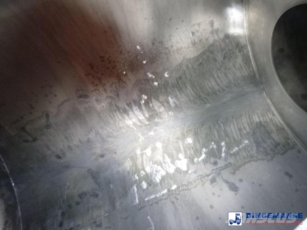 Magyar Chemical tank inox L4BH 30 m3 / 1 comp Remorque citerne