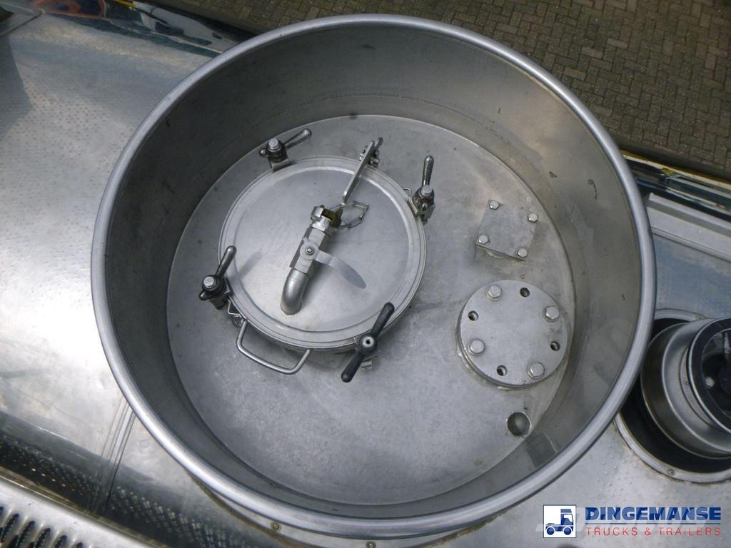 Magyar Chemical tank inox L4BH 30 m3 / 1 comp Remorque citerne