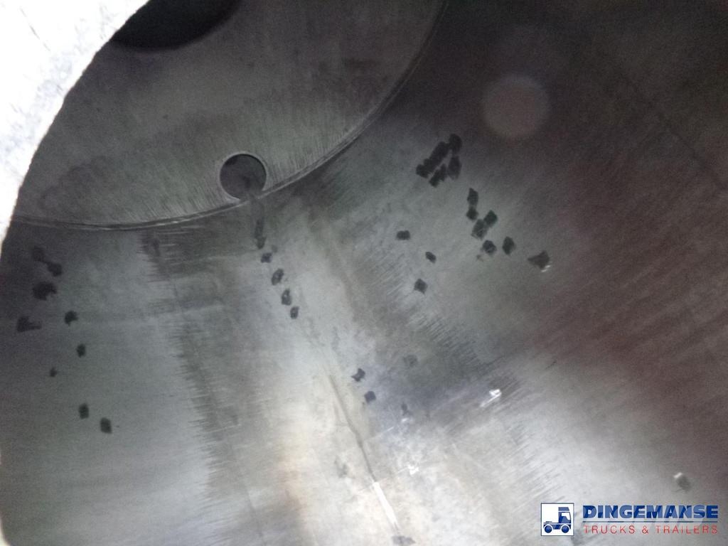 Magyar Chemical tank inox L4BH 30 m3 / 1 comp Remorque citerne