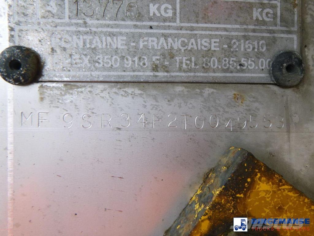 Magyar Chemical tank inox L4BH 30 m3 / 1 comp Remorque citerne