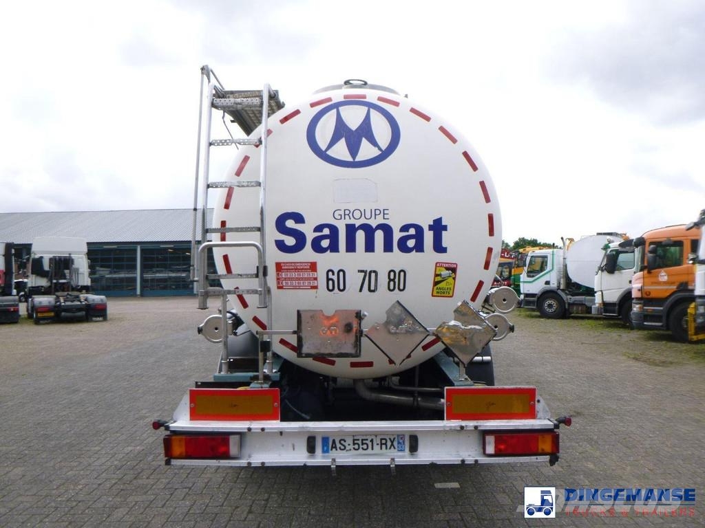 Magyar Chemical tank inox L4BH 30 m3 / 1 comp Remorque citerne