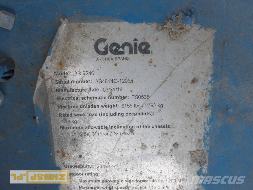 Genie GS 3246 Podnośniki nożycowe
