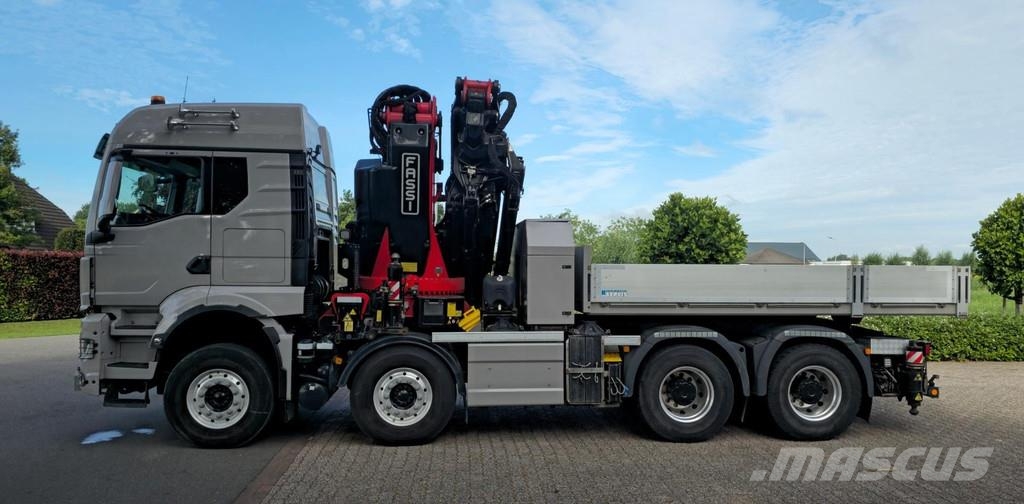 MAN TGS 37/510 8x4 FASSI 115tm CRANE/ FYJIB/WINCH/ TRA Sadulveokid