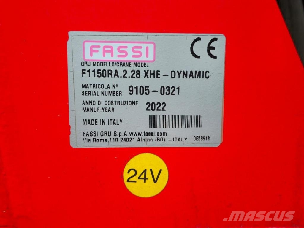 MAN TGS 37/510 8x4 FASSI 115tm CRANE/ FYJIB/WINCH/ TRA Sadulveokid