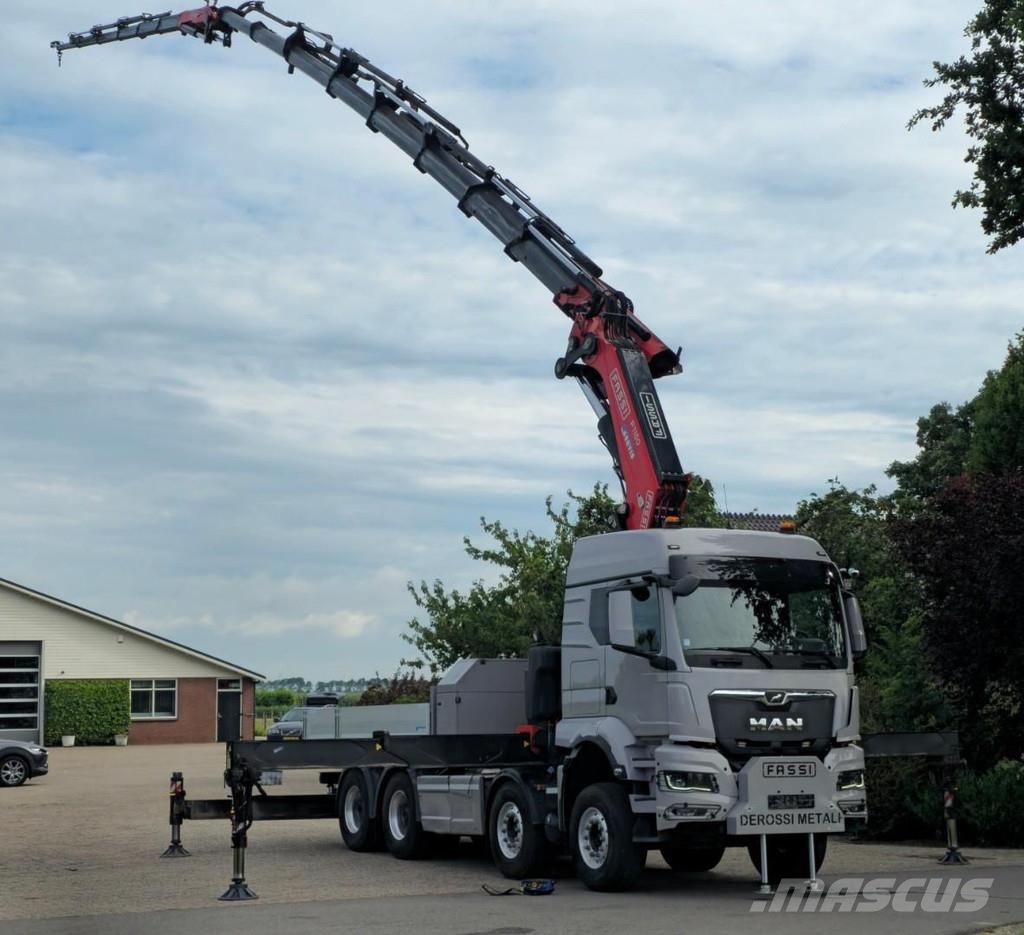MAN TGS 37/510 8x4 FASSI 115tm CRANE/ FYJIB/WINCH/ TRA Sadulveokid