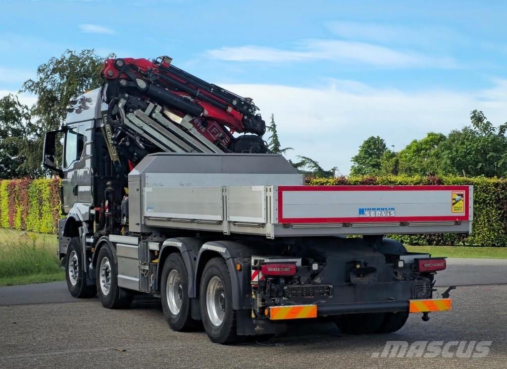 MAN TGS 37/510 8x4 FASSI 115tm CRANE/ FYJIB/WINCH/ TRA Sadulveokid
