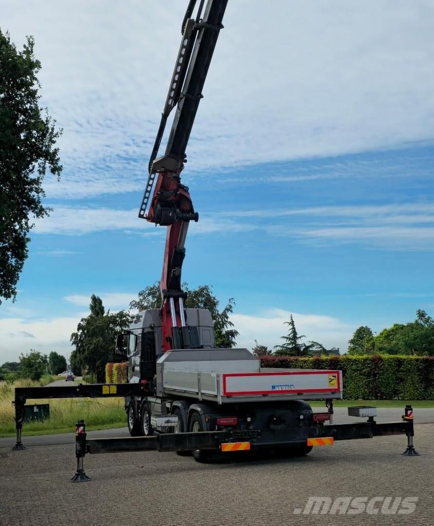 MAN TGS 37/510 8x4 FASSI 115tm CRANE/ FYJIB/WINCH/ TRA Sadulveokid