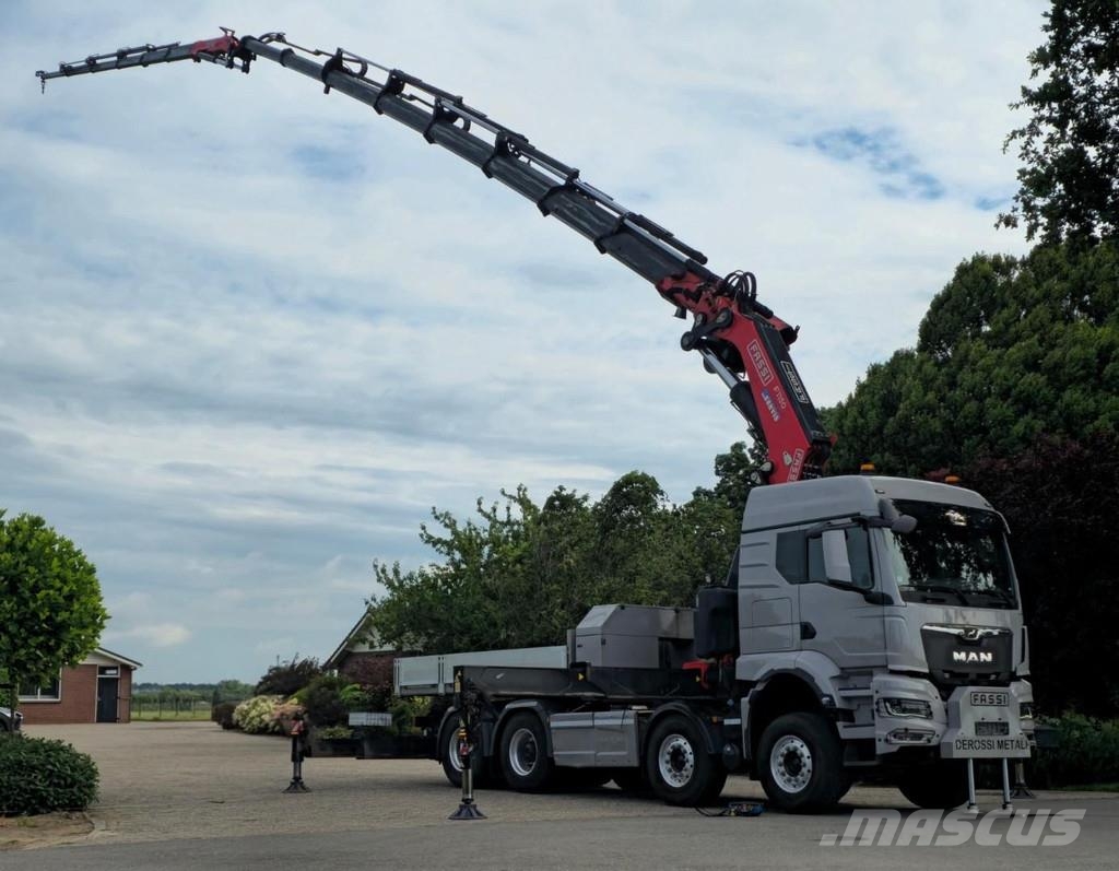 MAN TGS 37/510 8x4 FASSI 115tm CRANE/ FYJIB/WINCH/ TRA Sadulveokid