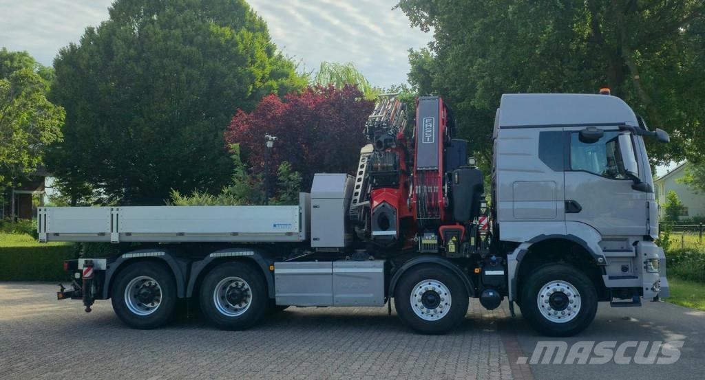 MAN TGS 37/510 8x4 FASSI 115tm CRANE/ FYJIB/WINCH/ TRA Sadulveokid