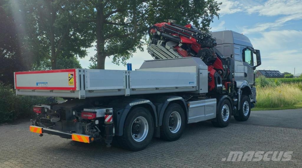 MAN TGS 37/510 8x4 FASSI 115tm CRANE/ FYJIB/WINCH/ TRA Sadulveokid