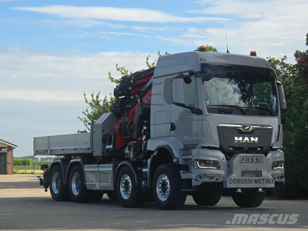 MAN TGS 37/510 8x4 FASSI 115tm CRANE/ FYJIB/WINCH/ TRA Sadulveokid