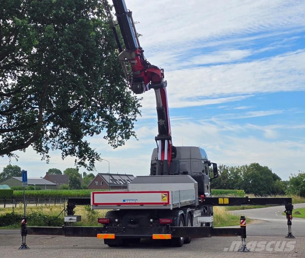 MAN TGS 37/510 8x4 FASSI 115tm CRANE/ FYJIB/WINCH/ TRA Sadulveokid