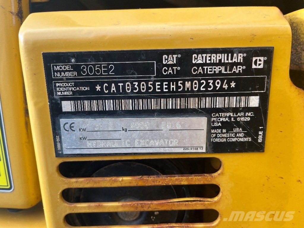 CAT 305E2 Mini excavators < 7t