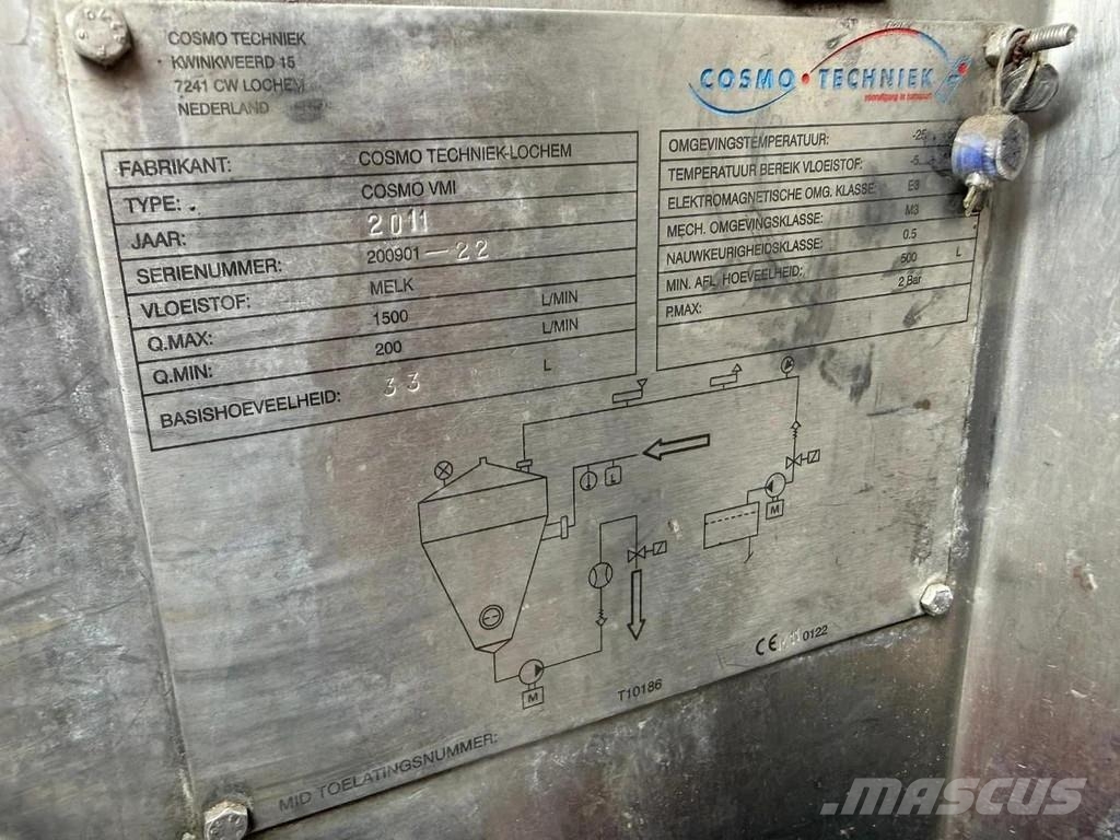 Magyar S40EBT 3 AXLE MILKTANK Semirremolques cisterna