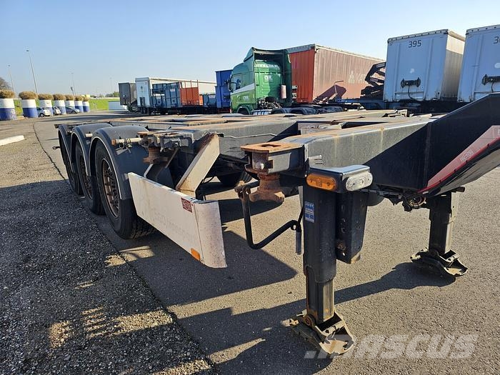 Pacton 04/DA 08 | ALL CONNECTIONS | 3 X EXTENDIBLE | SAF Konteyner yari çekiciler
