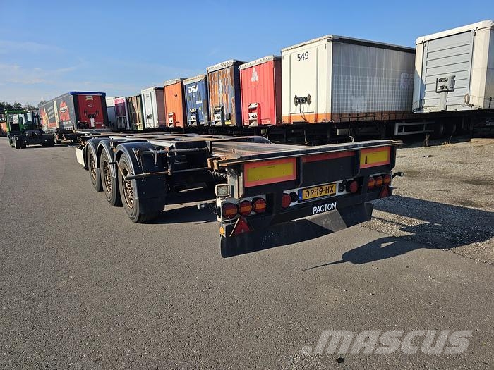 Pacton 04/DA 08 | ALL CONNECTIONS | 3 X EXTENDIBLE | SAF Konteyner yari çekiciler