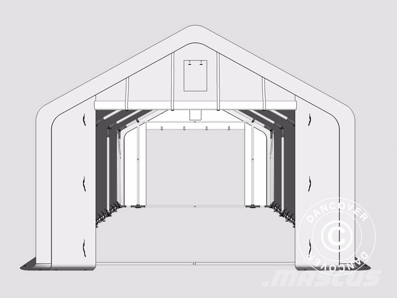 Dancover Storage Shelter PRO 4x8x2x3,1m PVC, Lagerhal Muut koneet