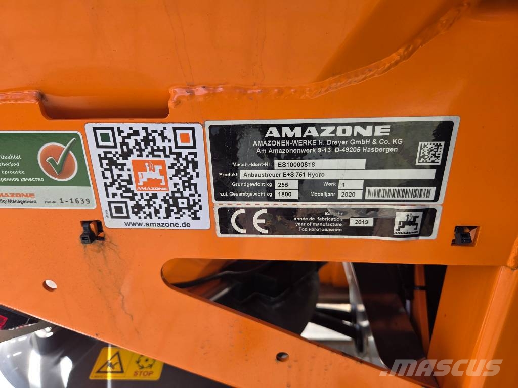 Amazone E+S 751 Sableuse et saleuse