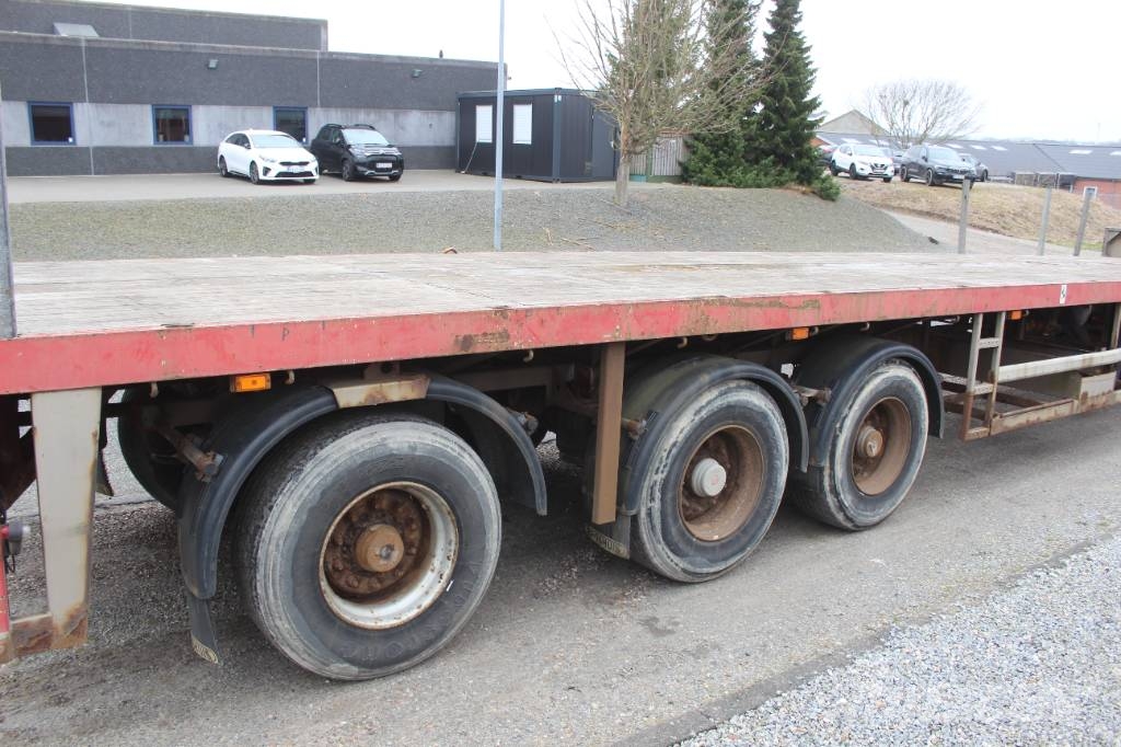 Broshuis 3 akslet sværlast trailer med udtræk Semirremolques de plataformas planas/laterales abatibles