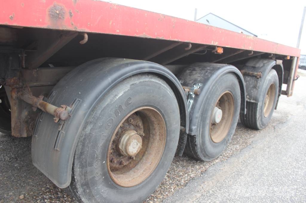 Broshuis 3 akslet sværlast trailer med udtræk Semirremolques de plataformas planas/laterales abatibles