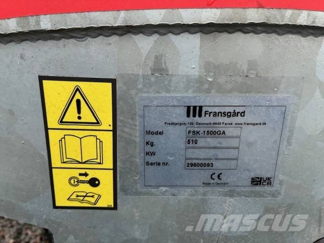 Fransgård FSK1500, 3-Punkt, Elstyrd mm. Sand- och saltspridare