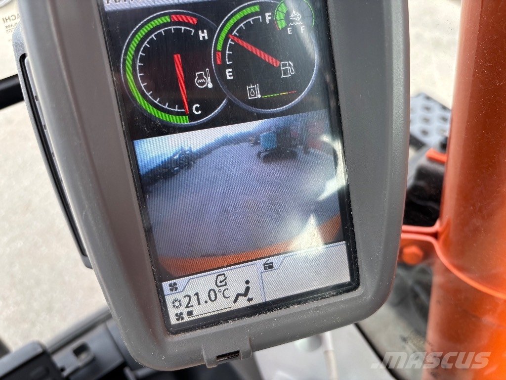 Hitachi ZX 135 US-6 / Pyörittäjä, kauha, Rasvari, Ym! Telakaivukoneet